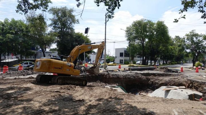 Colector pluvial San Carlos tiene avance de 86%