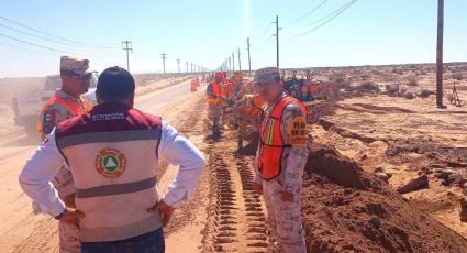 Huracán Kay en BCS: Reactivan carretera Mulegé - Vizcaíno, caminos siguen en malas condiciones