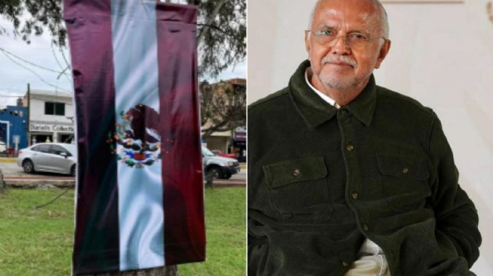 Delito contra la bandera: la ‘pintan’ de Morena en Tepic; renuncia funcionario responsable