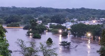 Lluvias en Veracruz: Amanece Cotaxtla bajo el agua