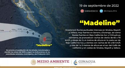 Tormenta Tropical Madeleine: se acerca a Baja California Sur