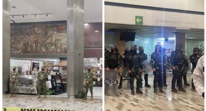 Desalojo en el AICM: militares quitan cafetería a jubilados de Mexicana (VIDEO)