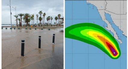 Tormenta tropical 'Javier': suspenden clases en Baja California Sur por lluvias (VIDEO)