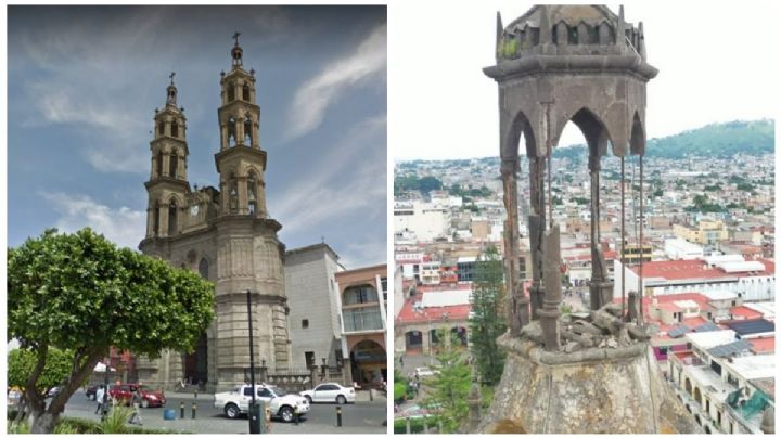 Catedral de Tepic… otra víctima del nuevo 19S: torres tienen daño estructural