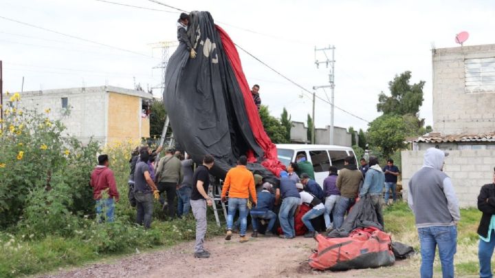 'Sustote' en las alturas: cae globo aerostático en Edomex con 12 turistas (FOTO)