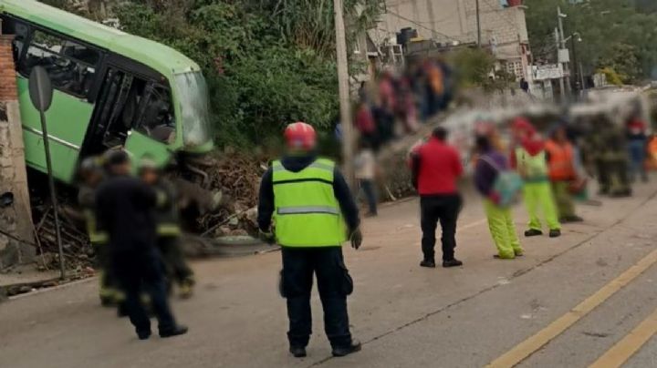 Accidente en la México-Cuernavaca: camión se estrella y deja 31 heridos