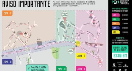 Querétaro Maratón 2022: Conoce la ruta y cierre de vialidades