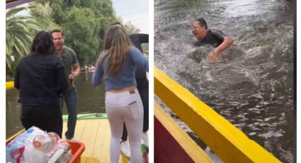 (VIDEO) Cae al agua en Xochimilco por bailar ‘El Tucanazo’… ¿ya será radioactivo?