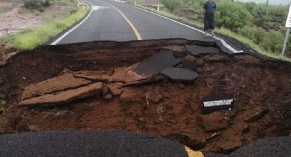 (VIDEO) La Tormenta Tropical Javier sigue causando estragos en B.C.S