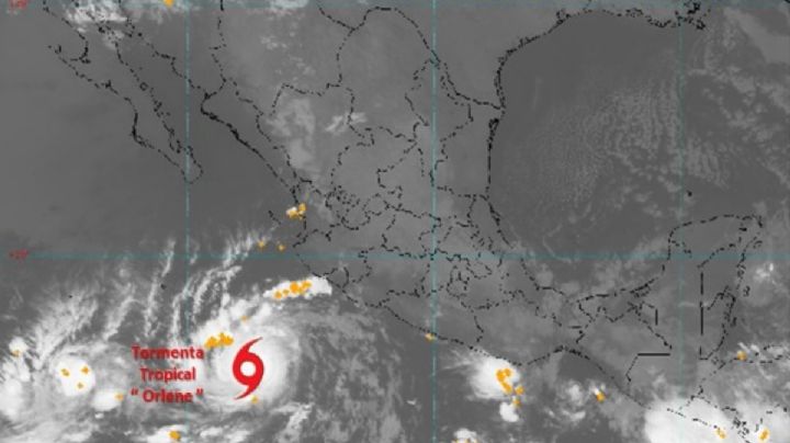 EN VIVO 'Orlene' acecha al Pacífico: tormenta provocará lluvias intensas en 9 estados