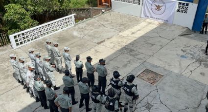 Guardia Nacional se instala en Tihuatlán y monta operativos de seguridad