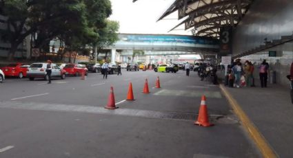 Retiran bloqueo en AICM: jubilados se marchan tras 12 horas; terminal se muestra abierta al diálogo