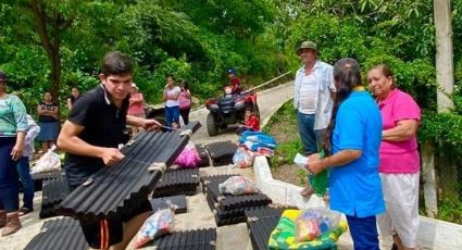 Entregan apoyos a familias badiraguatenses afectadas por las lluvias