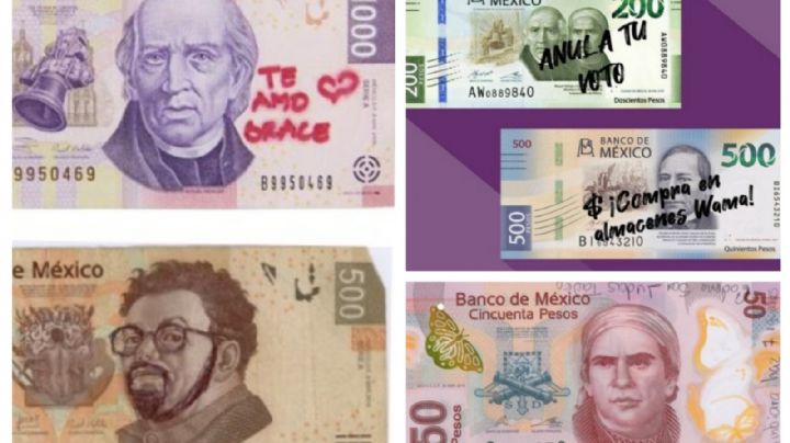 ¡No rayes tus billetes! Estos textos hacen que pierdan su valor