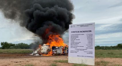 Incineran más de 2 millones de narcóticos en Sonora; la droga deriva de 66 carpetas de investigación