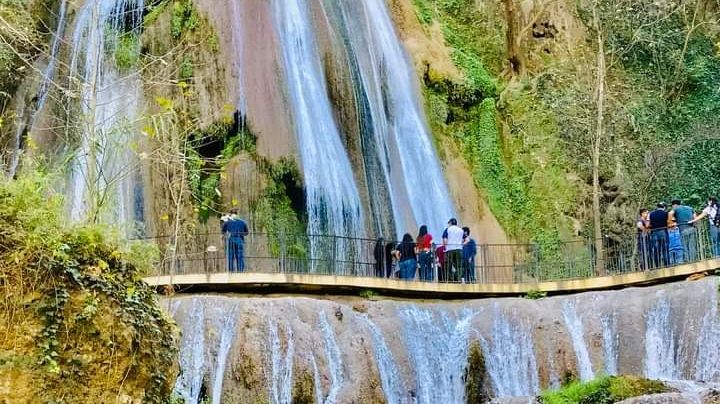 "Revive" la Cola de Caballo, la emblemática cascada de Nuevo León (VIDEO)