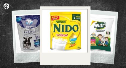 Nido, Alpura o Nutrileche: ¿Qué leche en polvo es mejor, según Profeco?