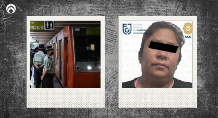 Metro CDMX: detienen a una mujer por arrojar ¡aspas de lavadora! a las vías