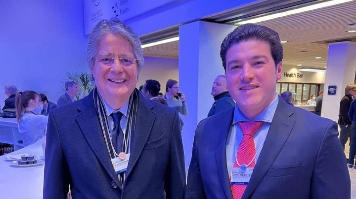 Samuel García se reúne con Guillermo Lasso, presidente de Ecuador en Davos