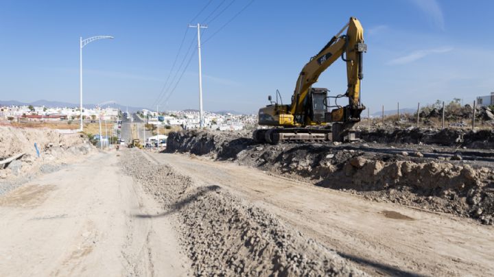 Obra de Avenida San Rafael en Querétaro con avance del 45 por ciento