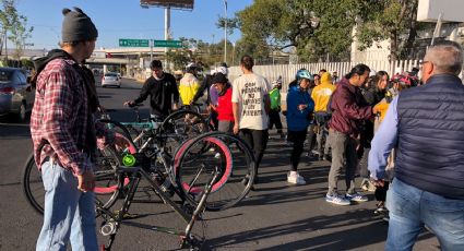 (VIDEO) Ciclistas toman la avenida Constituyentes; demandan espacios seguros y dignos para transitar