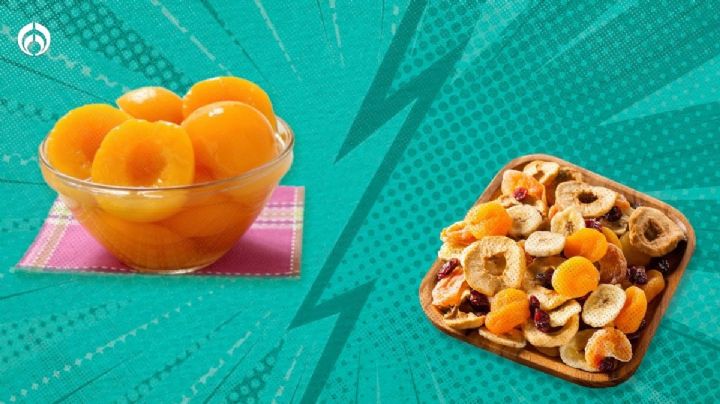 Fruta en almíbar vs. Fruta deshidratada: ¿Cuál es más saludable?