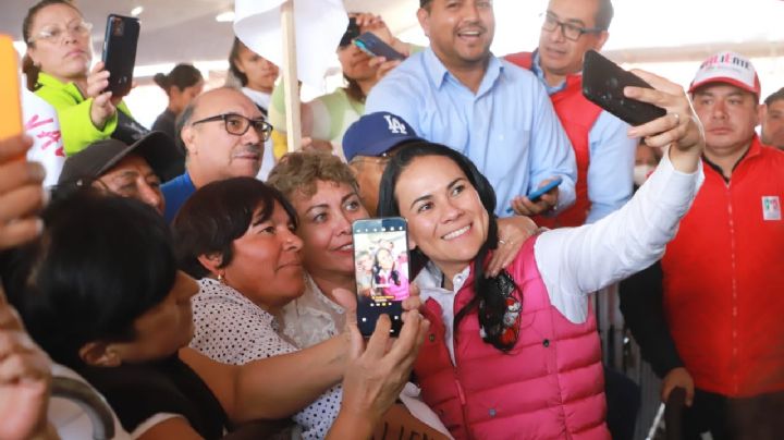 Alejandra del Moral asegura que recorrerá todo el Edomex de cara a las elecciones