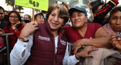 Delfina Gómez se reune con 15 mil simpatizantes de Morena en Tultepec