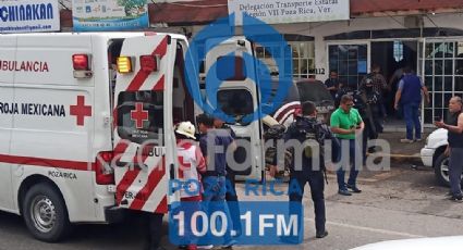 Código Rojo: Balean oficinas de Transporte Público