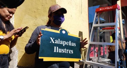 Feminizan calles en Xalapa para honrar a xalapeñas ilustres: "el chiste es nombrarnos"