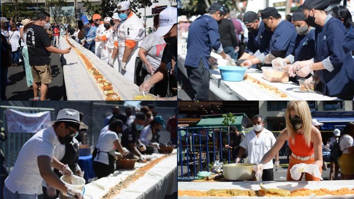 Récord Guinness: Cuernavaca elabora el taco acorazado más grande del mundo