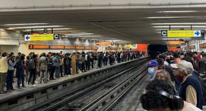 Falla el Metro de nuevo: Reportan desalojo y retrasos en la Línea 7