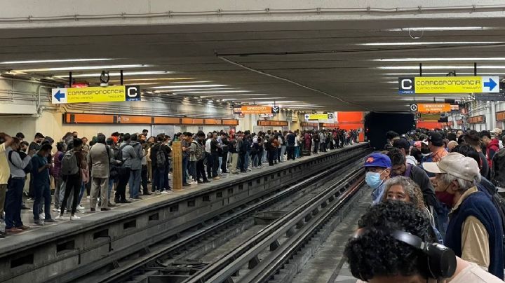 Falla el Metro de nuevo: Reportan desalojo y retrasos en la Línea 7