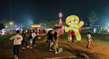 La Gran Villa Coatza 2022: Familias porteñas siguen disfrutando de los atractivos navideños