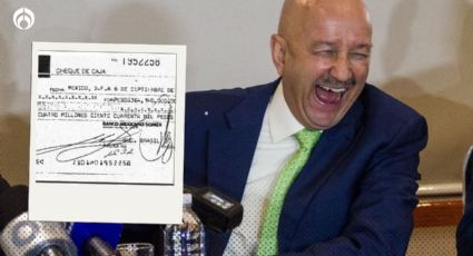 (FOTOS) El cheque que Salinas pagó a Aguilar Camín por varios miles de pesos