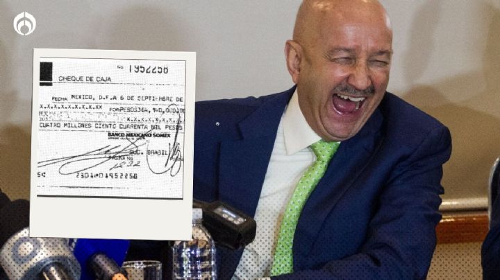 (FOTOS) El cheque que Salinas pagó a Aguilar Camín por varios miles de pesos