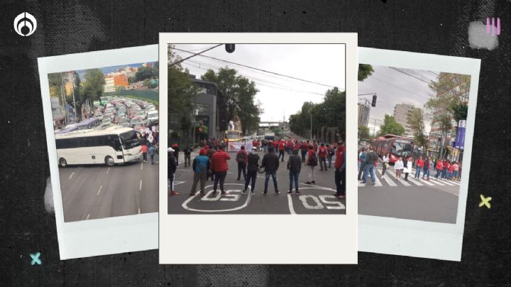 ‘Atoran’ a la CDMX: electricistas bloquean en Constituyentes, Tlalpan y Parque Lira (FOTOS)
