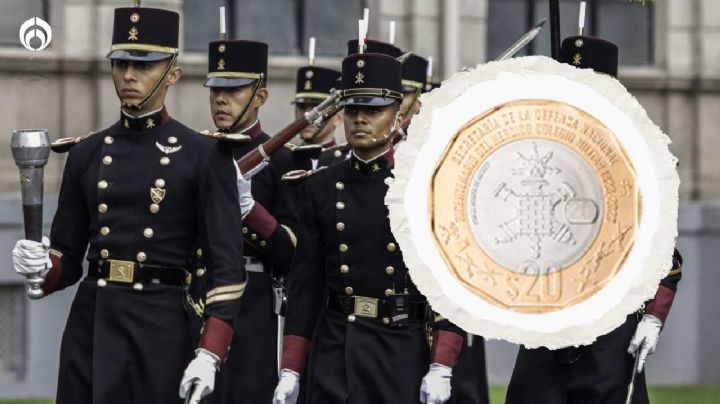 (FOTO) Banxico lanza nueva moneda que conmemora al Heroico Colegio Militar