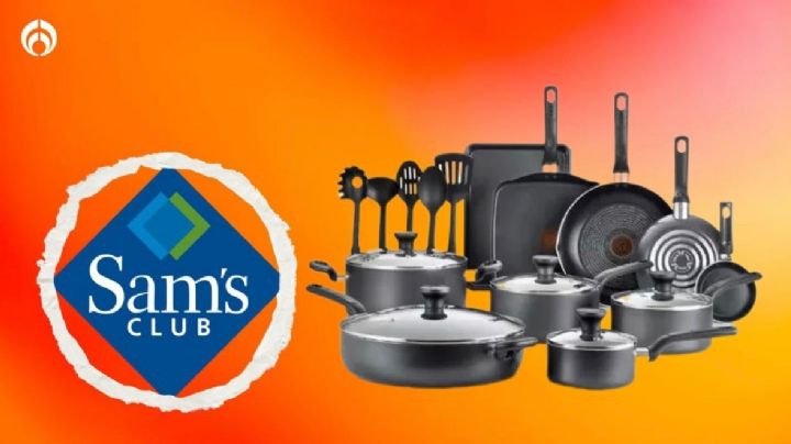 Sam's Club remata la batería de cocina T-Fal de 20 piezas con indicador de calor