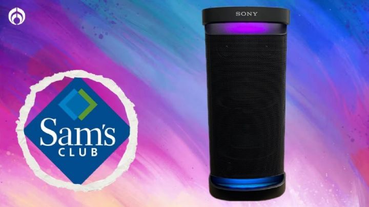 Sam's Club pone a precio regalado una potente bocina Sony bluetooth resistente al agua