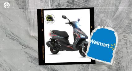 Walmart está vendiendo una hermosa moto Veloci; incluye casco y tiene un descuentazo