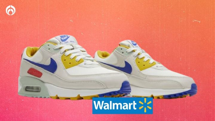 Walmart lanza ofertón imperdible en tenis NIKE Air Max 90 con colores llamativos y únicos