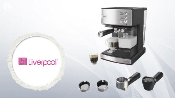 Liverpool lanza ofertón en la cafetera Oster ideal para hacer espresso, lattes y cappuccinos