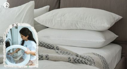 Truco para lavar almohadas y dejarlas tan blancas que parezcan nuevas