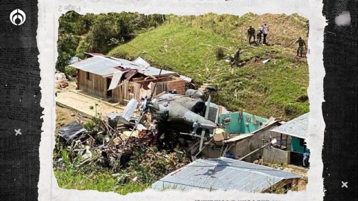 Caída de helicóptero del Ejército colombiano deja 5 militares y 2 civiles heridos