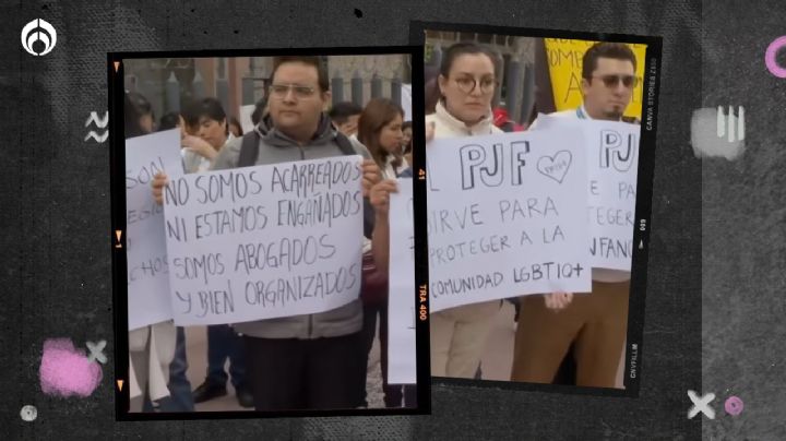 (VIDEOS) 'No somos acarreados': Empleados del Poder Judicial cerraron Insurgentes Sur y Periférico