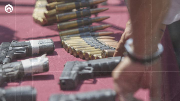 Las armas del crimen: crecen decomisos de armamento de la GN en tres años