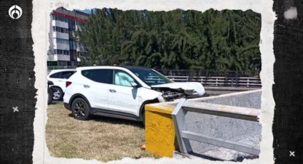 Sustazo en Viaducto: balean a conductor, choca contra muro y se va de la zona