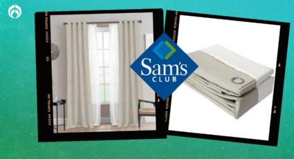 Sam's tiene descuentote en unas cortinas que bloquean la luz y conservan el calor