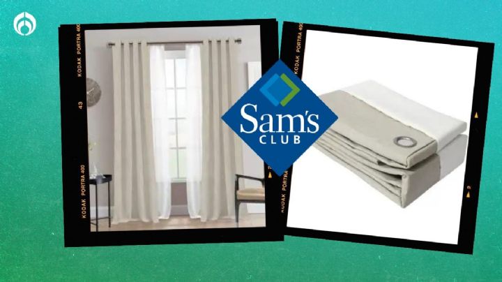 Sam's tiene descuentote en unas cortinas que bloquean la luz y conservan el calor